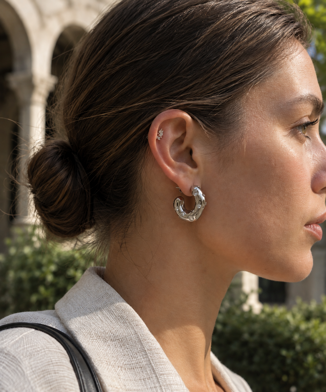 Élara Earrings – Silver