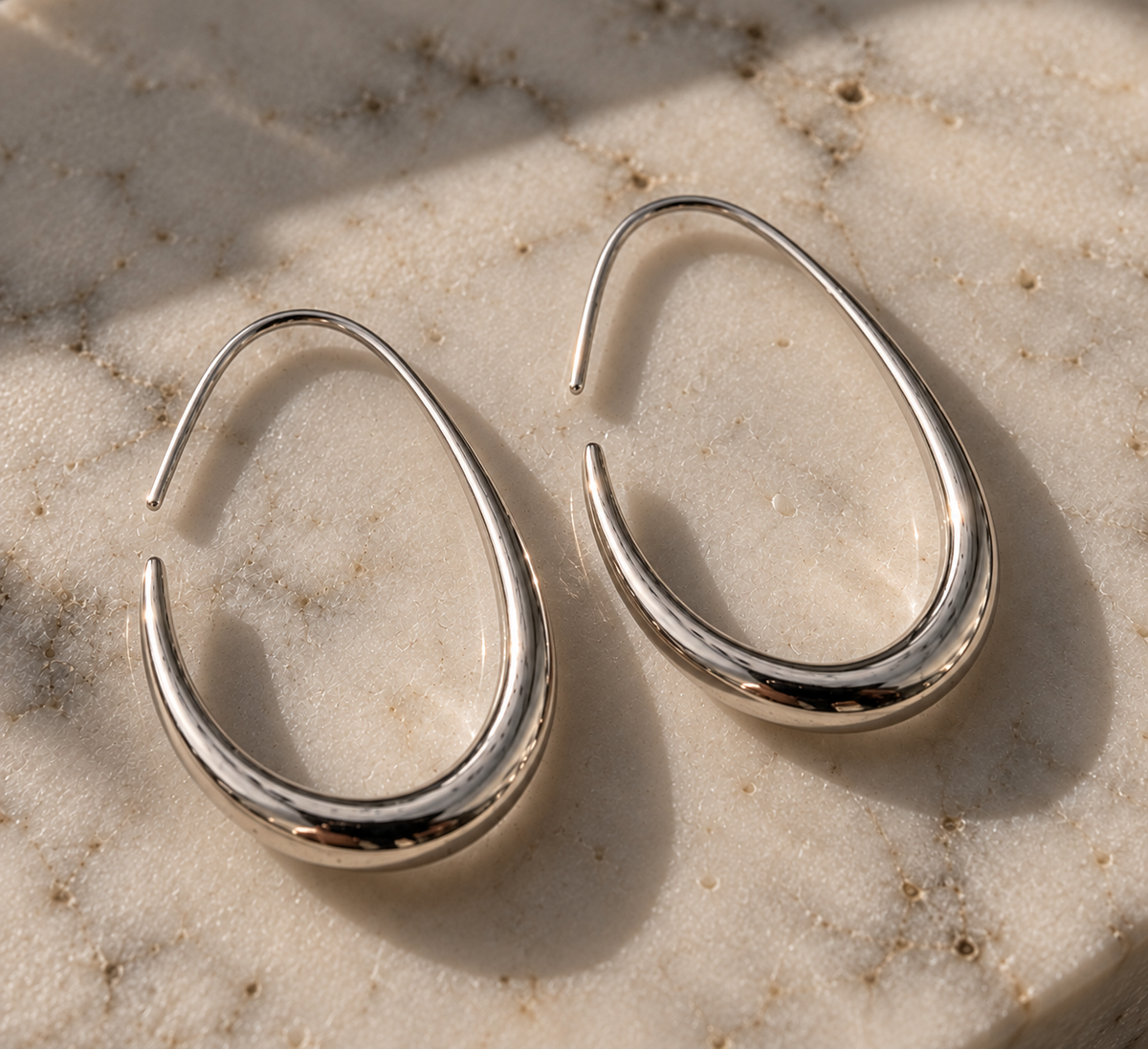 L'Élise Hoops – Silver