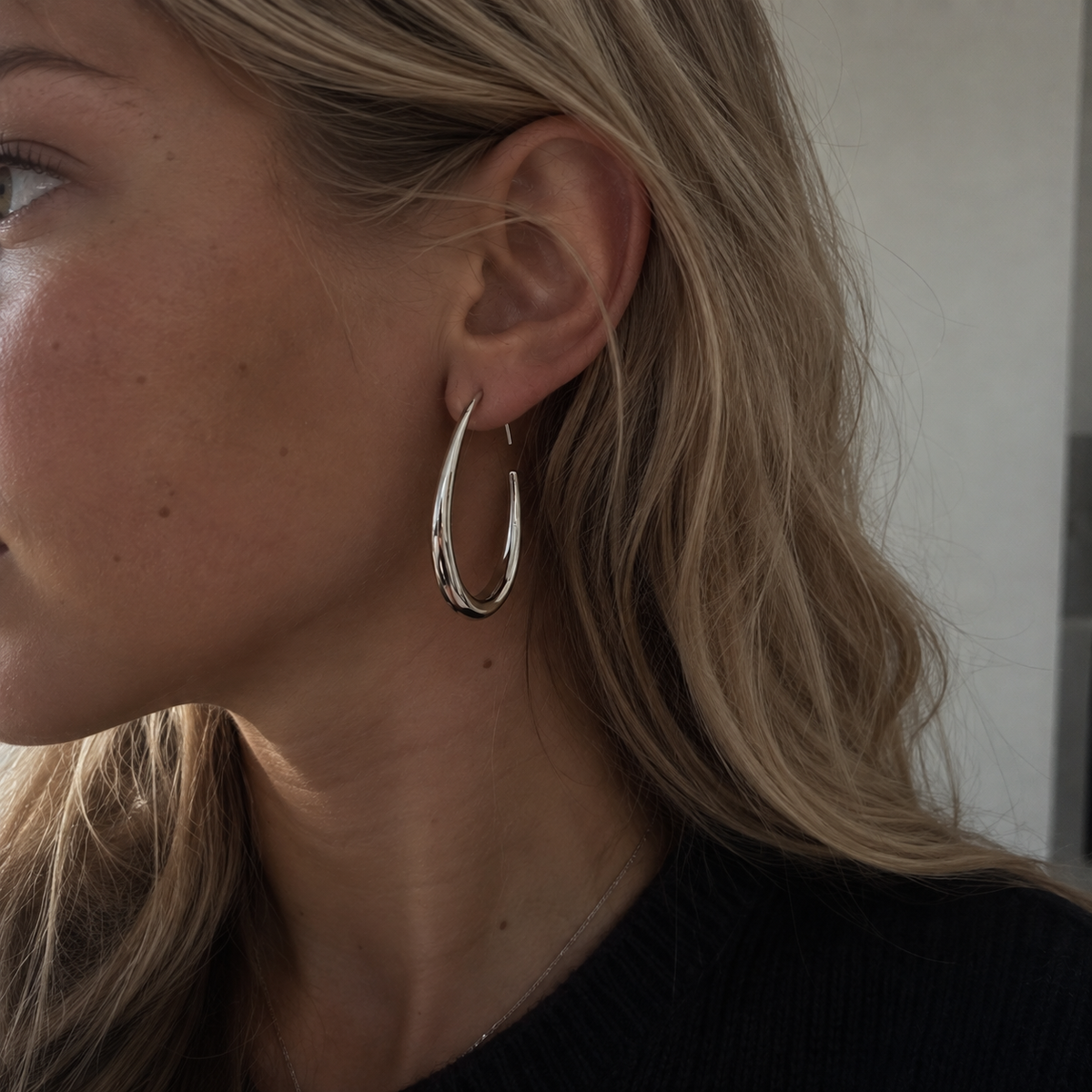 L'Élise Hoops – Silver