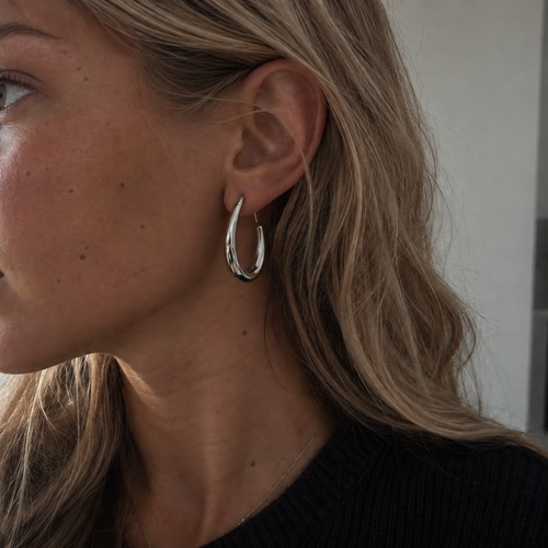 L'Élise Hoops – Silver