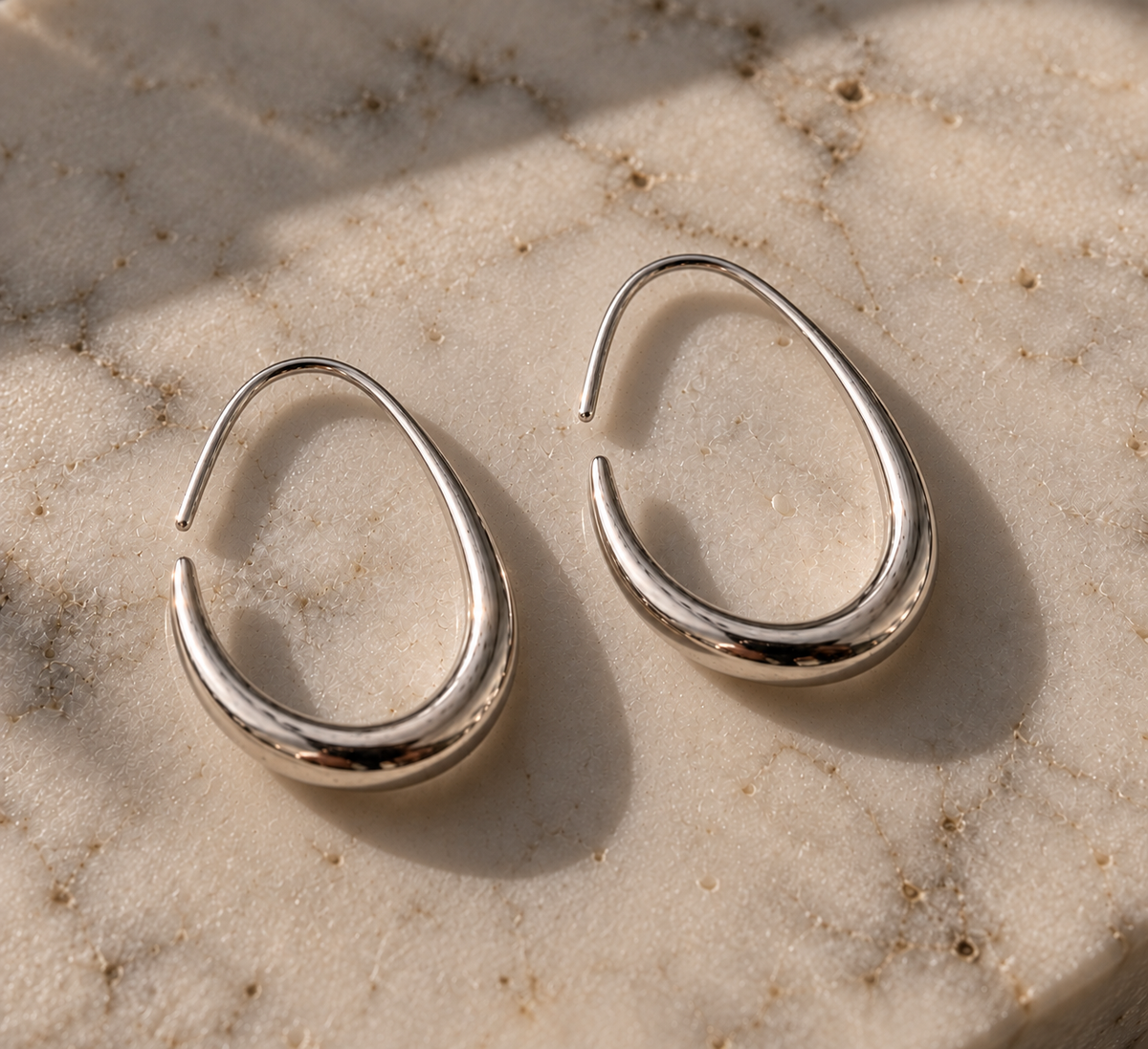 L'Élise Hoops – Silver