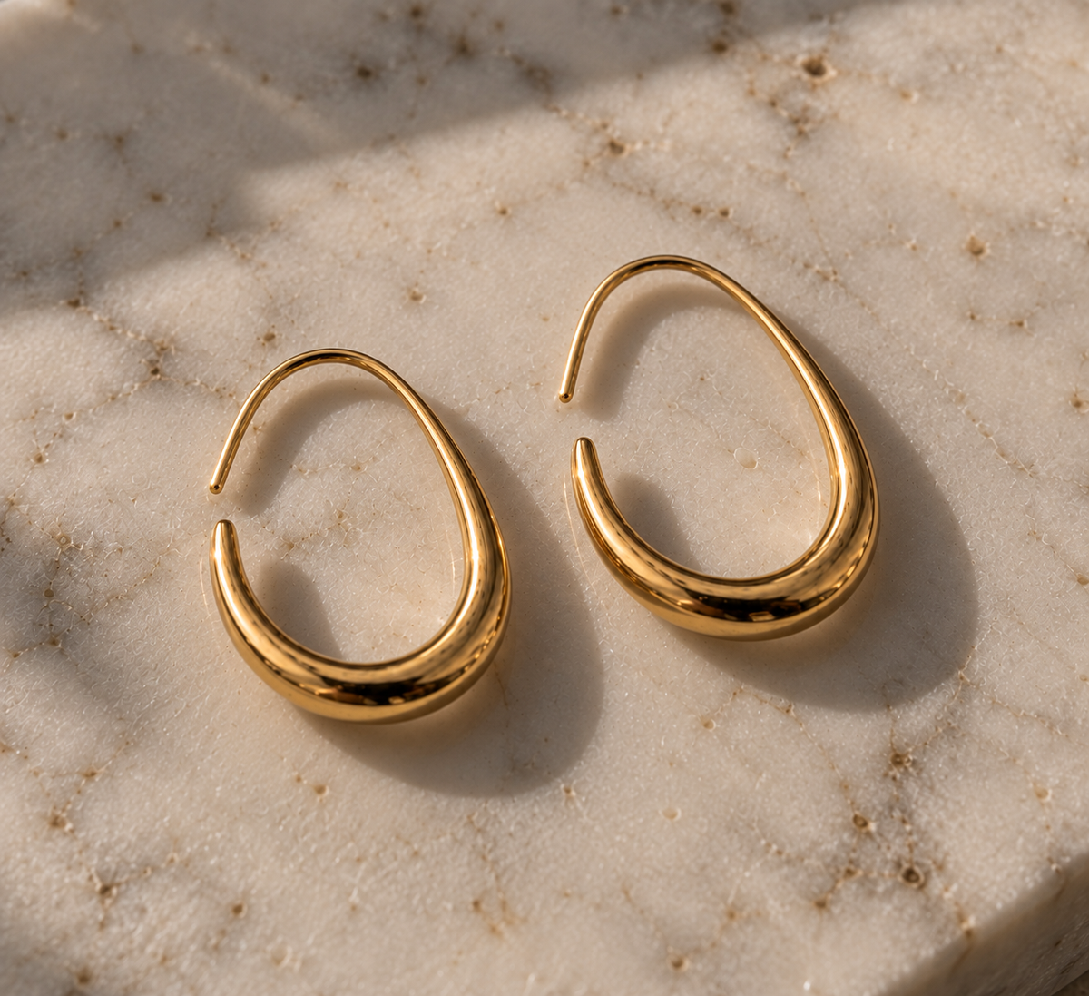 L'Élise Hoops – Gold